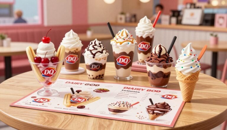 dairy queen dessert menu